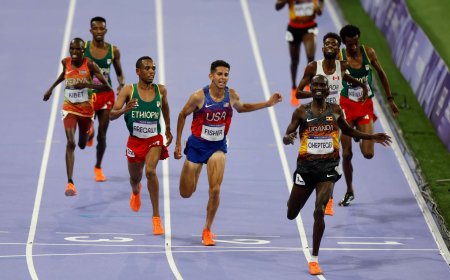 Cheptegei, clínico y preciso, se impone en un 10.000m atómico en los Juegos Olímpicos de París