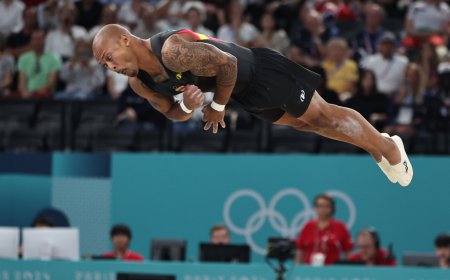 Ray Zapata, séptimo en la final de suelo en los Juegos Olímpicos