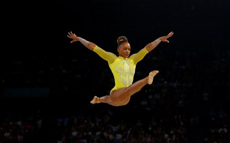 Rebeca Andrade, la gimnasta brasileña que empuja a la reina Simone Biles