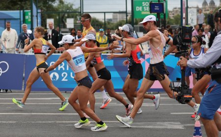 María Pérez y Álvaro Martín, los chicos de oro, culminan el viaje olímpico de la marcha