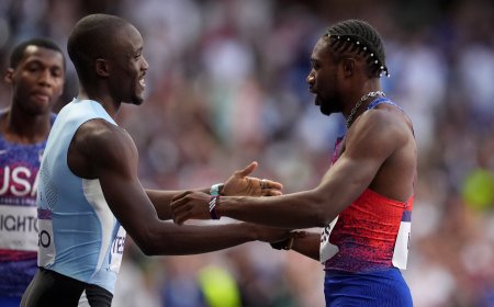 El maravilloso Letsile Tebogo, campeón olímpico de los 200m