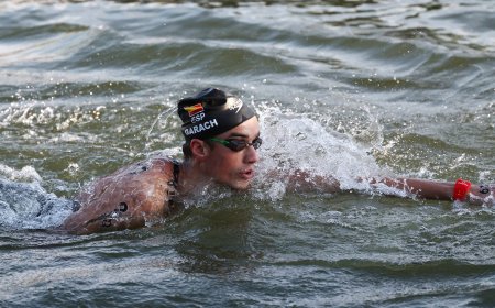 Juegos Olímpicos París 2024, en directo | Carlos Garach abandona la prueba de natación en aguas abiertas, la primera contienda del día