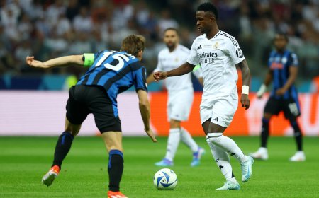 Real Madrid – Atalanta, final de la Supercopa 2024, en directo | A los vestuarios empatados, tras un primer tiempo con pocas ocasiones de gol