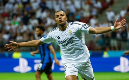 Real Madrid – Atalanta, final de la Supercopa 2024, en directo | Los merengues se coronan en Varsovia de la mano de Mbappé y Valverde (2-0)