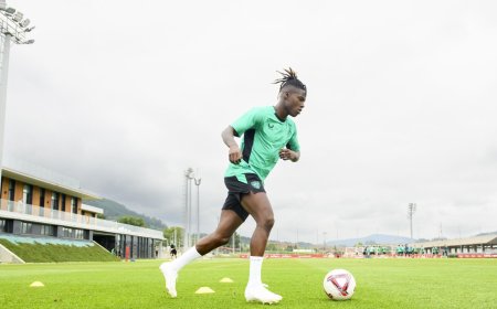 Con el 10 del Athletic a la espalda, Nico Williams