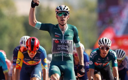 Sin Groves de pie, Van Aert no tiene rival al ‘sprint’ en la Vuelta a España