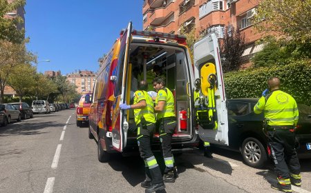 Un hombre de 70 años, grave tras sufrir un golpe de calor en Madrid