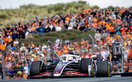 La Policía bloquea los dos coches de Haas en el circuito de F1 de Países Bajos