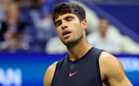 Alcaraz, desorientado en su derrota más severa en un grande, se despide del US Open