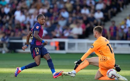 Raphinha, de la angustia con Xavi a la felicidad con Flick