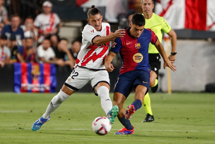 Rayo Vallecano - Barcelona, en directo | Pedri pisa el área y empata el partido en Vallecas