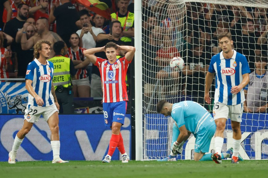 La falta de gol y el Espanyol atascan al Atlético