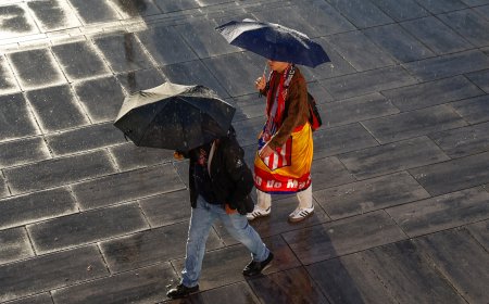 Cortes en el metro e inundaciones en Madrid a causa de la lluvia