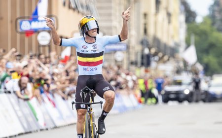 Remco Evenepoel reedita el campeonato del mundo de contrarreloj mes y medio después de su doblete olímpico