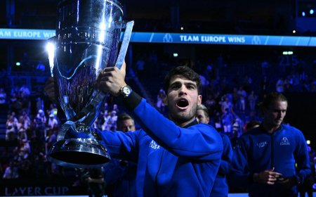 Alcaraz se gana el aplauso de Federer