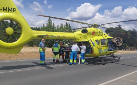 Las idas y venidas de uno de los helicópteros de emergencias de la Comunidad de Madrid