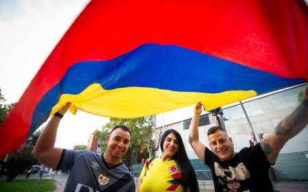 La fiebre colombiana por James Rodríguez en Vallecas, más patriotismo que fútbol