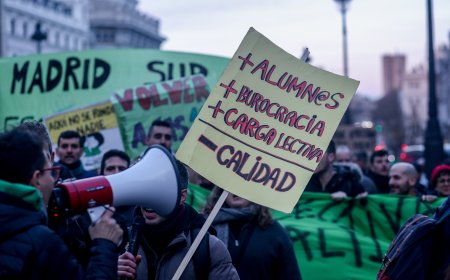 Convocadas dos jornadas de huelga y dos de movilizaciones en octubre y noviembre en la enseñanza en Madrid