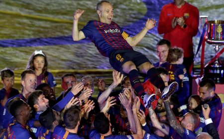 Andrés Iniesta, el niño abusón
