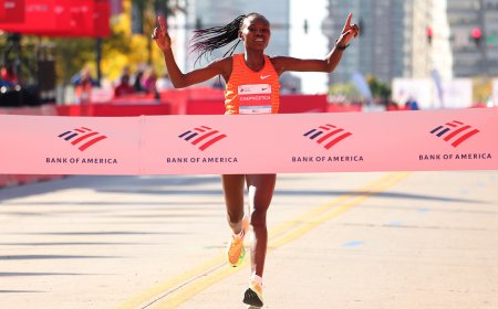 La keniana Ruth Chepngetich pulveriza en Chicago el récord del mundo de maratón: 2h 9m 56s