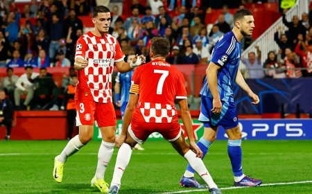 Así te hemos contado la primera victoria del Girona en Champions ante el Slovan Bratislava