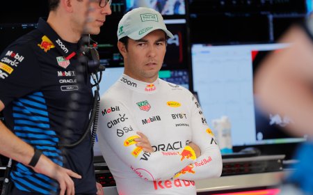 Palo para Checo Pérez, ‘pole’ para Carlos Sainz en el GP de México
