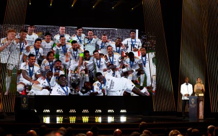 Balón de Oro 2024, en directo | El Real Madrid gana el premio al mejor equipo masculino pero nadie lo recoge