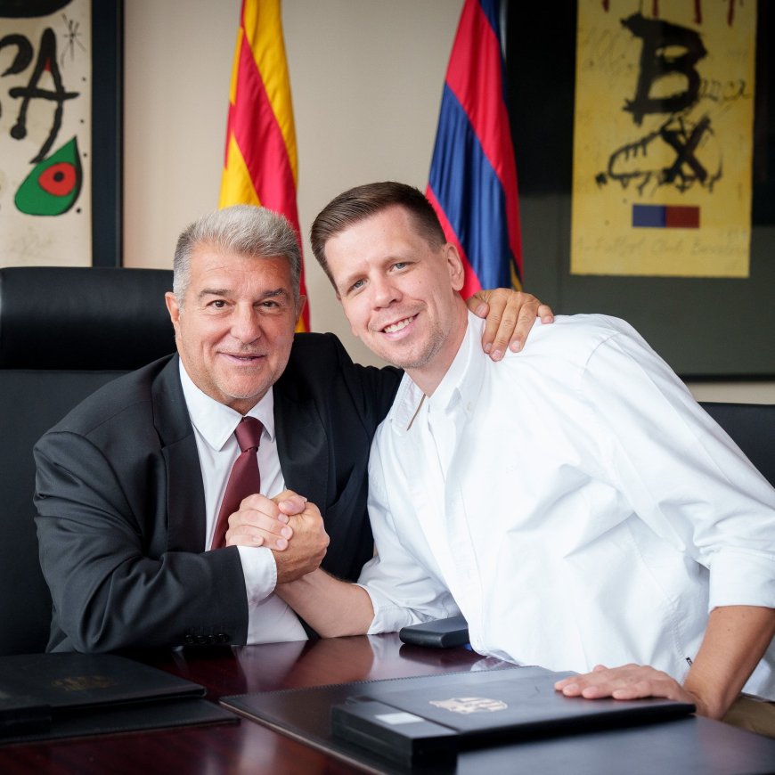 Tras la llamada de Lewandowski,  Szczesny se suma a la familia de Laporta
