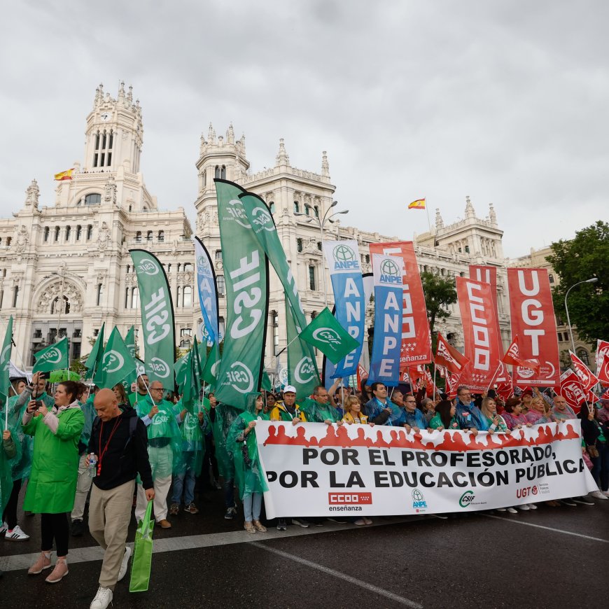 Los sindicatos apelan a la buena voluntad de los docentes para que se unan a una huelga con servicios mínimos “abusivos”