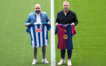Barcelona - Espanyol en directo | Olmo y Fort entran en el once titular