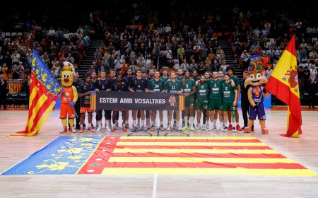 El Valencia basket y el minuto de silencio más doloroso de la historia de la Fonteta