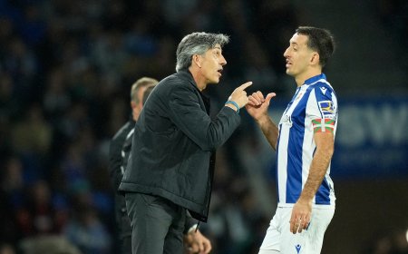 La crítica de Alguacil y la reacción de Oyarzabal: el derbi abre heridas en la Real Sociedad