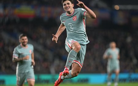 Un Atlético coral liderado por Julián Alvarez le endosa seis goles al Sparta de Praga