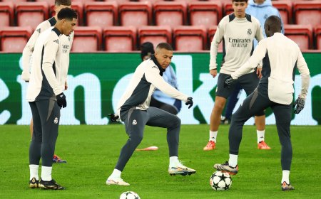 Liverpool - Real Madrid en directo | Ancelotti apuesta por Arda Güler y Brahim en el once