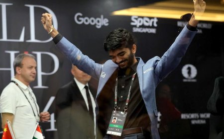 Dommaraju Gukesh, campeón del mundo de ajedrez, juega desde los 7 años y se tomó un año sabático a los 10