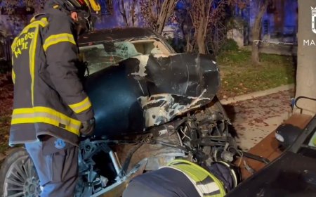 Muere atropellado un repartidor en bicicleta y el conductor se da a la fuga en Madrid