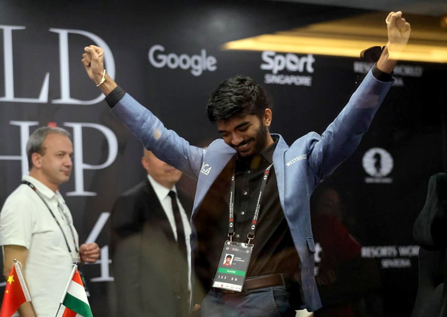Dommaraju Gukesh, campeón del mundo de ajedrez, juega desde los 7 años y se tomó un año sabático a los 10
