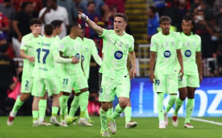 Athletic - Barcelona en directo | Los azulgrana se marchan ganando al descanso tras el gol de Gavi