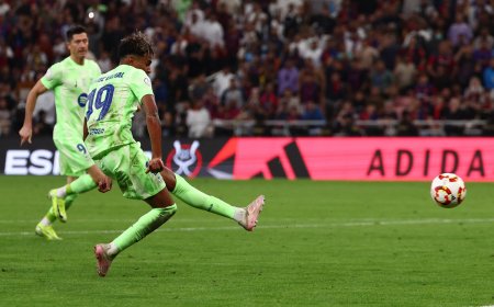 Lamine culmina el júbilo del Barça