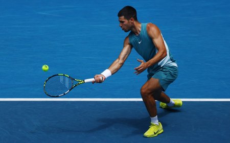 Alcaraz apea a Nishioka y avanza a la tercera ronda en Australia