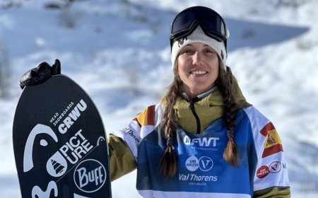 Núria Castán regresa al Freeride World Tour tras la conmoción cerebral y es tercera en los Alpes