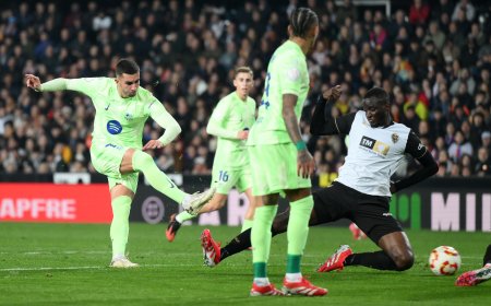 El Barça rinde Mestalla