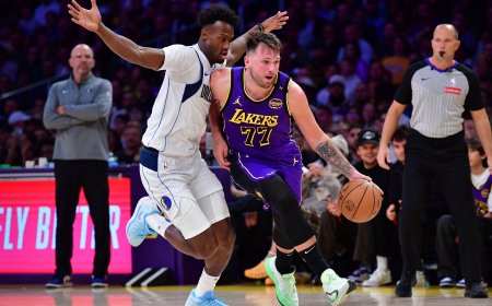 Luka Dončić se cobra la venganza contra Dallas con su primer triple doble con los Lakers
