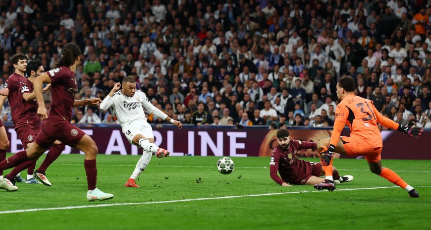 Mbappé revienta al Manchester City y el Madrid pasa a octavos