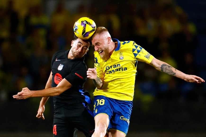 Las Palmas - Barcelona en directo | Dani Olmo adelanta a los azulgrana