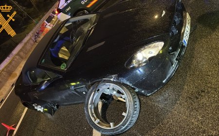 La loca huida en un Aston Martin robado por las calles de Majadahonda, la M-503 y la A-6