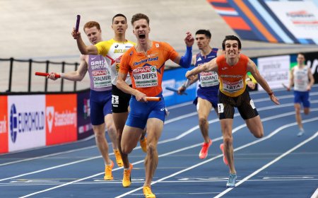 El relevo masculino español salva la tarde europea en Apeldoorn con una medalla de plata