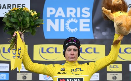 Jonas Vingegaard, maillot amarillo sin excesos en la París-Niza