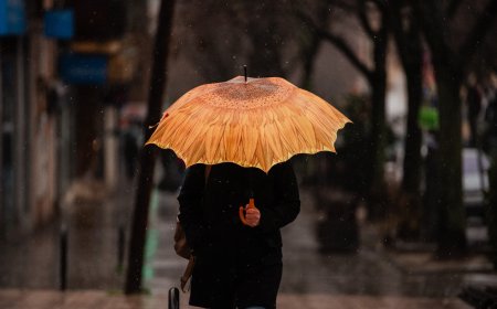 Cuando llueve en Madrid