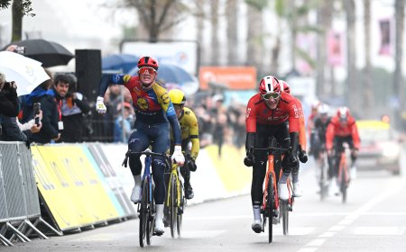Vingegaard se retira y Jorgenson se afianza al frente de la París-Niza